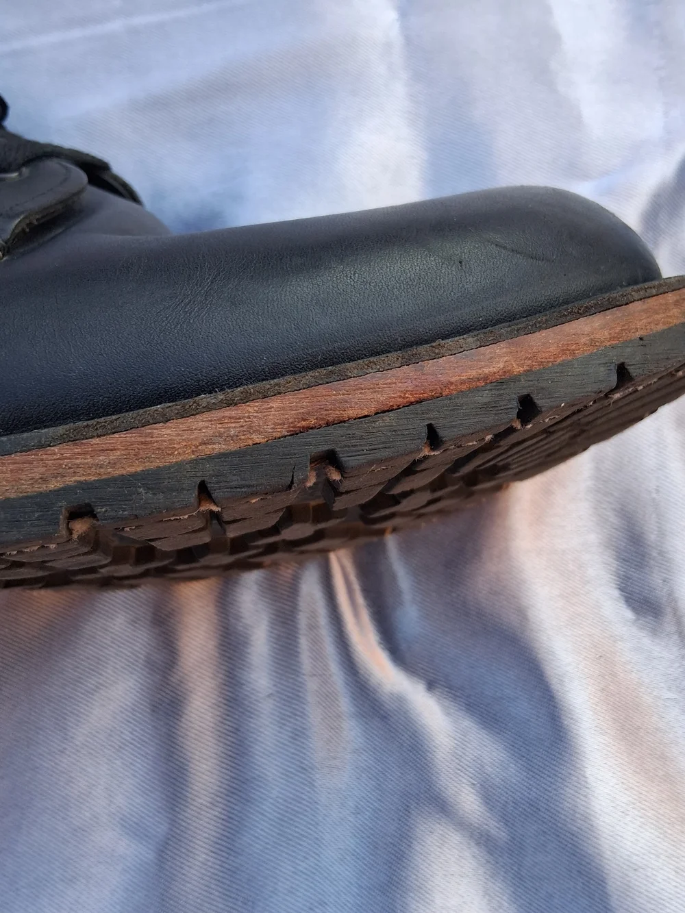 Red Wing Shoes Black Leather Chukka Boots Sz.13 Made In Usa